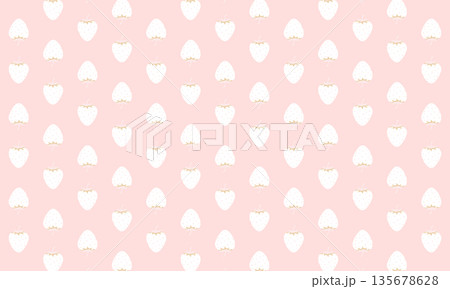 いちごのシルエットマークが並ぶ北欧風のピンクの壁紙 いちごのシルエットマークが並ぶ北欧風のピンクの壁紙 135678628