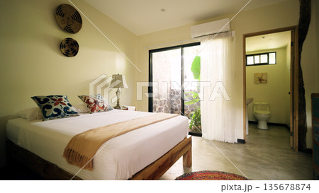 Costa rica boutique hotel room cozy interior Costa rica boutique hotel room cozy interior 135678874