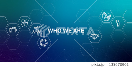 who we are text concept business company identity for corporate website about us page header or banner design who we are text concept business company identity for corporate website about us page header or banner design 135678901