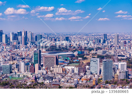 (東京都)東京都市風景 新宿副都心 (東京都)東京都市風景 新宿副都心 135680665