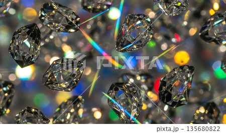 abstract background with diamonds 135680822