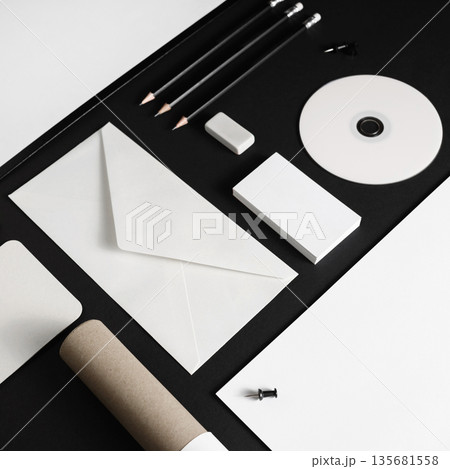 Branding stationery mockup 135681558