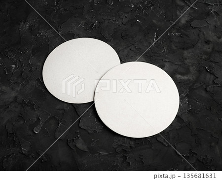 Two beer coasters Two beer coasters 135681631