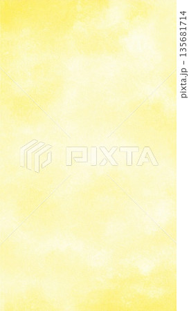 《AI画像》シンプルな黄色の水彩風の背景 135681714