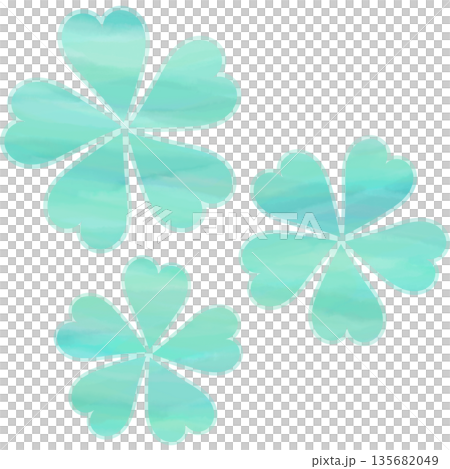 Beautiful watercolor flower icon image illustration 135682049