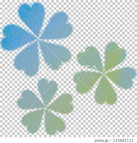 Beautiful watercolor flower icon image illustration 135682112