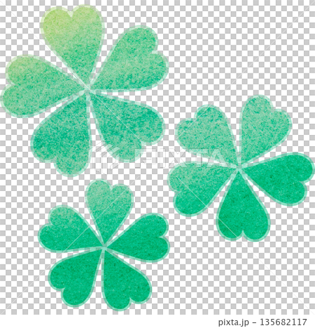 綺麗な水彩模様の花型のアイコンのイメージのイラスト 135682117