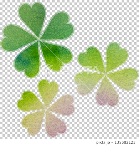 Beautiful watercolor flower icon image illustration 135682123