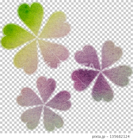 美麗的水彩花圖示圖像插圖 美麗的水彩花圖示圖像插圖 135682124