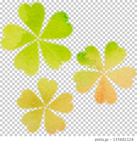 美麗的水彩花圖示圖像插圖 美麗的水彩花圖示圖像插圖 135682128