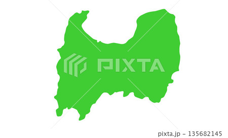 日本地図 富山県 日本地図 富山県 135682145