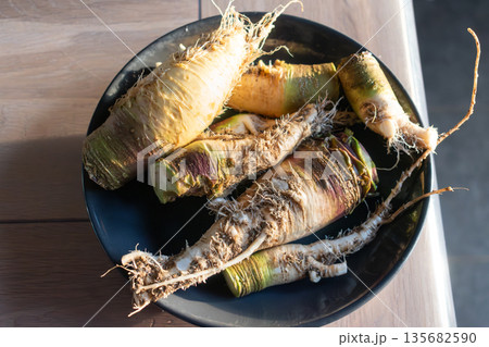 Rutabaga, root cabbage or swede is a hardy vegetable rich in vitamin C Rutabaga, root cabbage or swede is a hardy vegetable rich in vitamin C 135682590