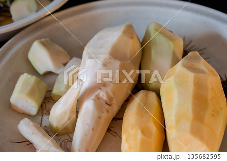 Rutabaga, root cabbage or swede is a hardy vegetable rich in vitamin C Rutabaga, root cabbage or swede is a hardy vegetable rich in vitamin C 135682595