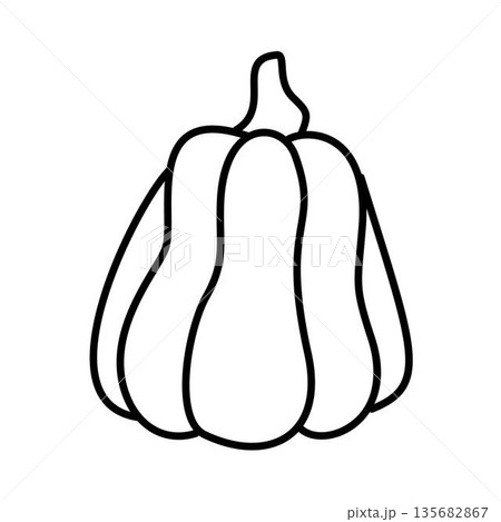 Tall Pumpkin Elongated Autumn Gourd icon Tall Pumpkin Elongated Autumn Gourd icon 135682867