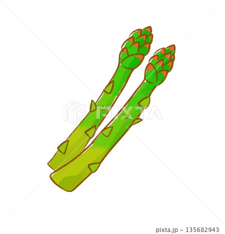 にっこりみどり野菜｜アスパラガス 135682943