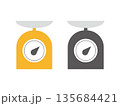 計量器のアイコンのイラストのセット 135684421