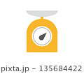 計量器のアイコンのイラスト 135684422