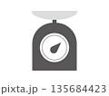 計量器のアイコンのイラスト 135684423