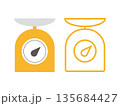 計量器のアイコンのイラストのセット 135684427
