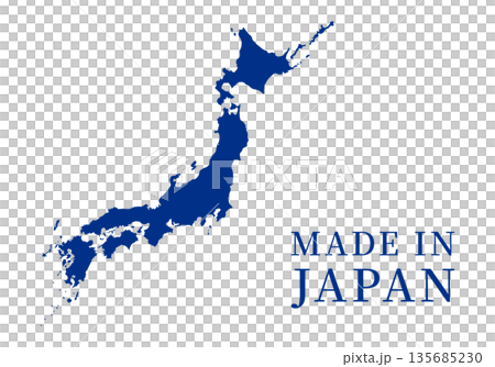 「MADE IN JAPAN」イラスト素材 135685230
