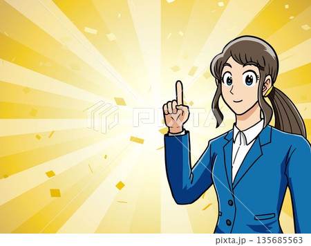 女, 女性実業家, 手, 成功, ビジネスマン, 女, 女性実業家, 手, 成功, ビジネスマン, 135685563