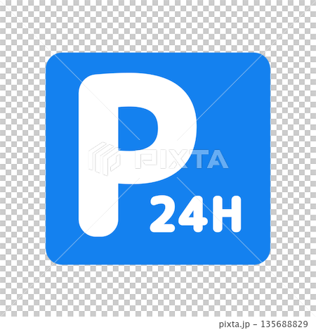 停車場/停車插圖 135688829