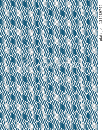 Indigo tortoiseshell wickerwork background 135689746