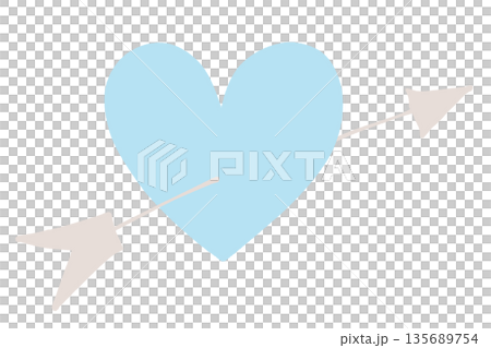 Heart with an arrow Heart with an arrow 135689754