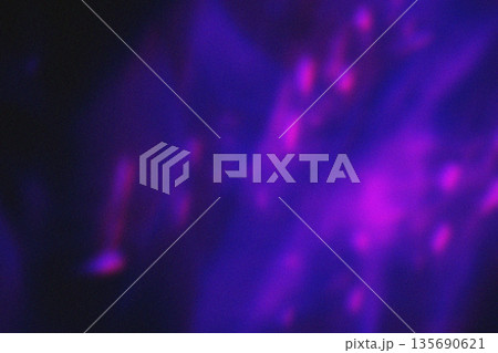 4K Digital background with colored soft noise effect. Unique blend of vintage vibes and lo-fi VHS Glitch Texture 135690621