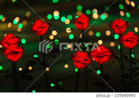 桃畑 モモ畑 もも畑 135690993