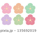 和風、和紙っぽい花 135692019