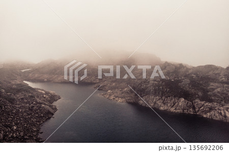 Lakes in mountains Norway Lakes in mountains Norway 135692206
