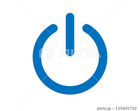 電源ボタン(スイッチのアイコン) 電源ボタン(スイッチのアイコン) 135695750