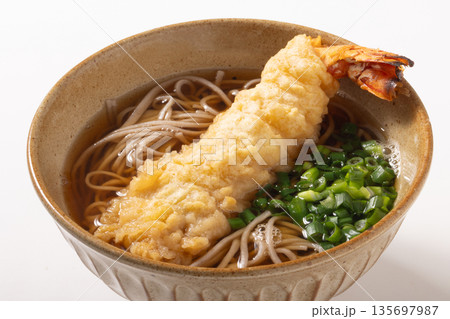 大海老　天ぷら蕎麦 135697987