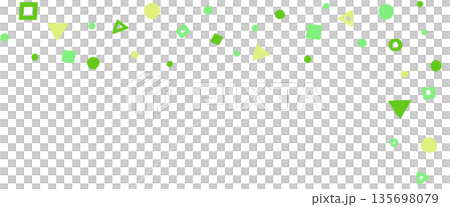 Green cute pattern line decoration Green cute pattern line decoration 135698079