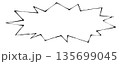 暴力的な言葉・悪口・罵倒・絶叫のイメージふきだし 135699045