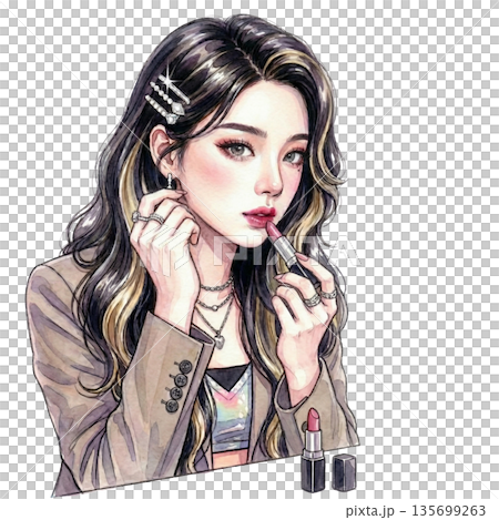 韓國偶像化唇妝 135699263