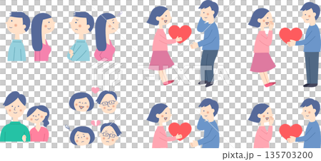 年輕夫婦插畫集 年輕夫婦插畫集 135703200