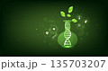 Biology medical and technology concept. 135703207