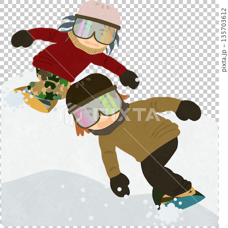 People who enjoy snowboarding People who enjoy snowboarding 135703612
