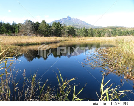 メヌウショロ沼　利尻富士町　北海道　 135703993