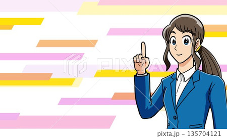 カラフル背景、男性女性 135704121