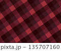 赤いチェックの背景 135707160