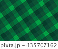 緑のチェック背景 135707162