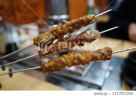Delicious Grilled Lamb Skewers Ready to Eat Delicious Grilled Lamb Skewers Ready to Eat 135707200