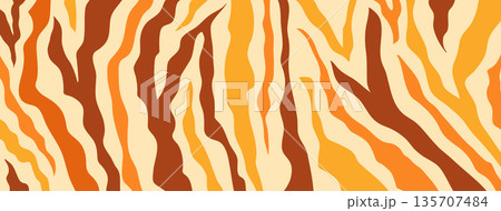 Color wavy background. 135707484