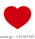ハートのアイコン。ハート、愛、感情、平和、愛情、心、喜び、嬉しさ、心臓など ハートのアイコン。ハート、愛、感情、平和、愛情、心、喜び、嬉しさ、心臓など 135707705