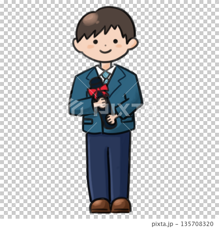 有文憑的高中男孩 135708320