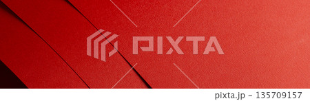 Fancy cherry red designer paper with matte texture and rich colour. premium material in abstract 135709157