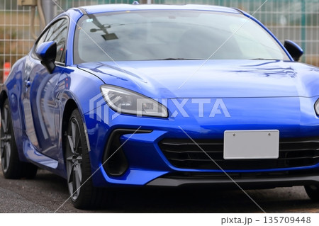 青い国産スポーツカー 青い国産スポーツカー 135709448